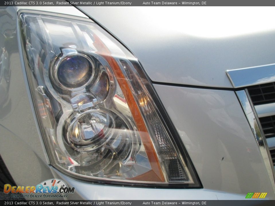 2013 Cadillac CTS 3.0 Sedan Radiant Silver Metallic / Light Titanium/Ebony Photo #26