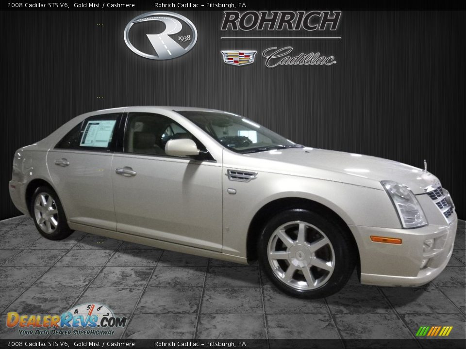 2008 Cadillac STS V6 Gold Mist / Cashmere Photo #1