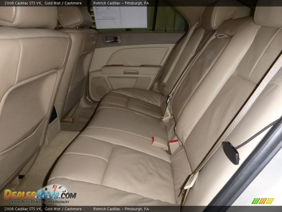 2008 Cadillac STS V6 Gold Mist / Cashmere Photo #6