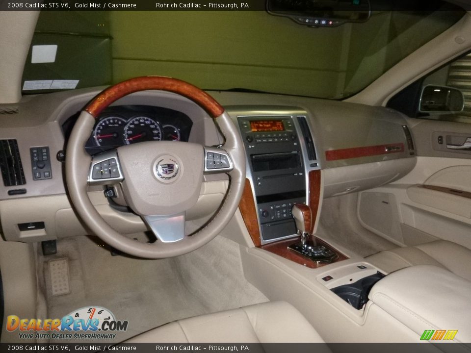 2008 Cadillac STS V6 Gold Mist / Cashmere Photo #7