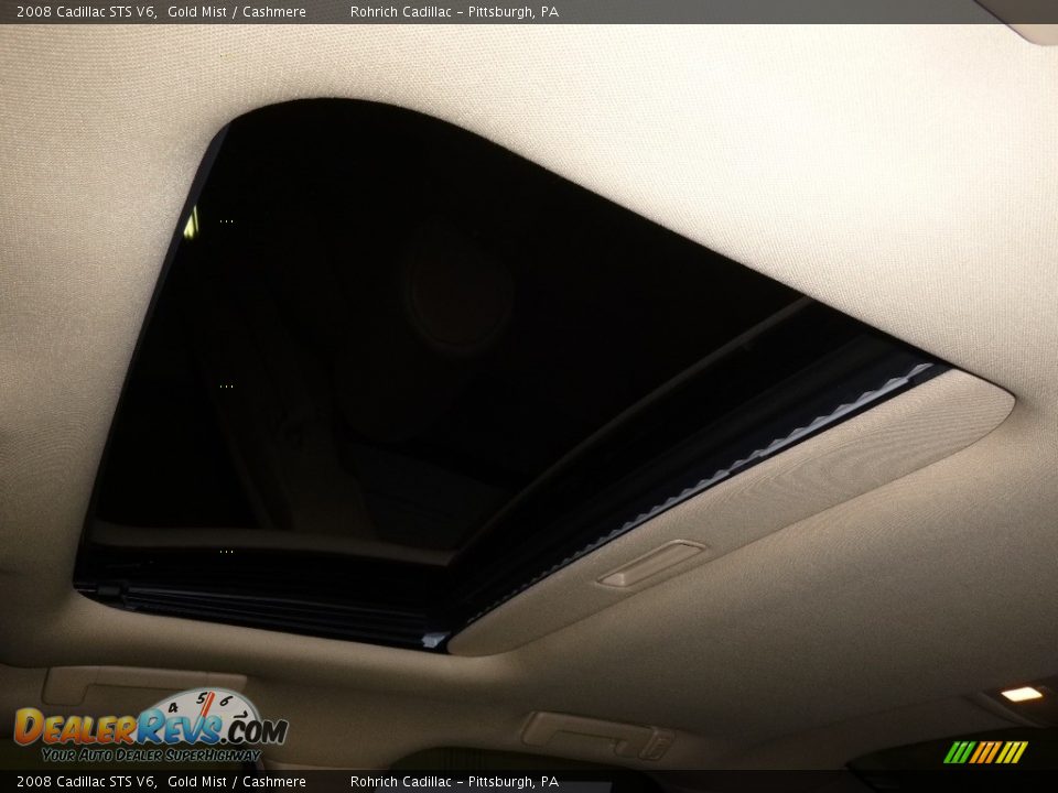 2008 Cadillac STS V6 Gold Mist / Cashmere Photo #8