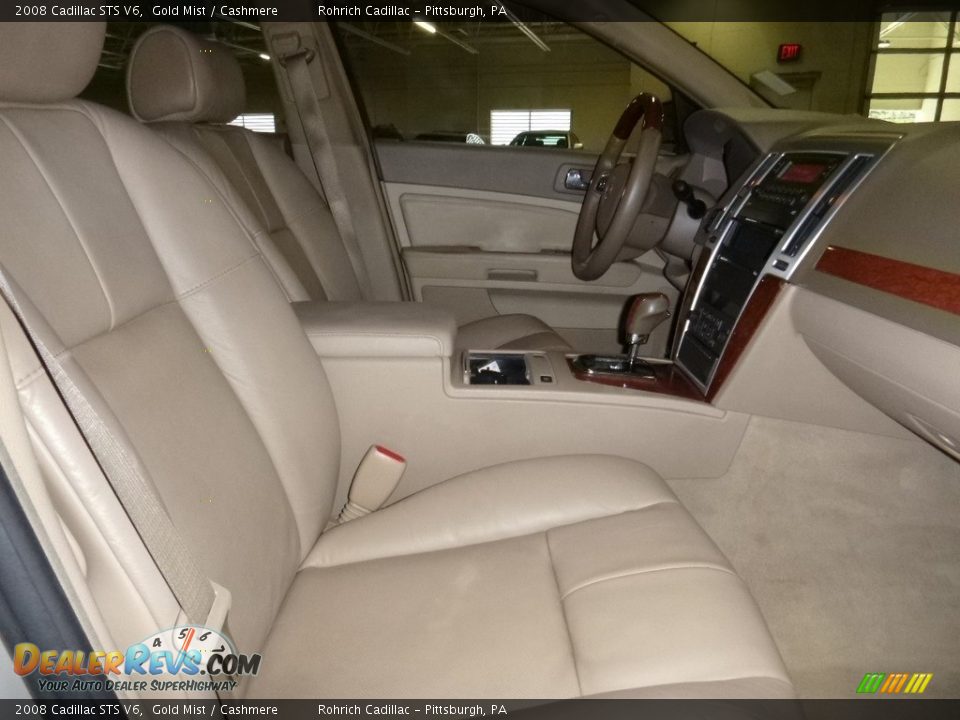 2008 Cadillac STS V6 Gold Mist / Cashmere Photo #12