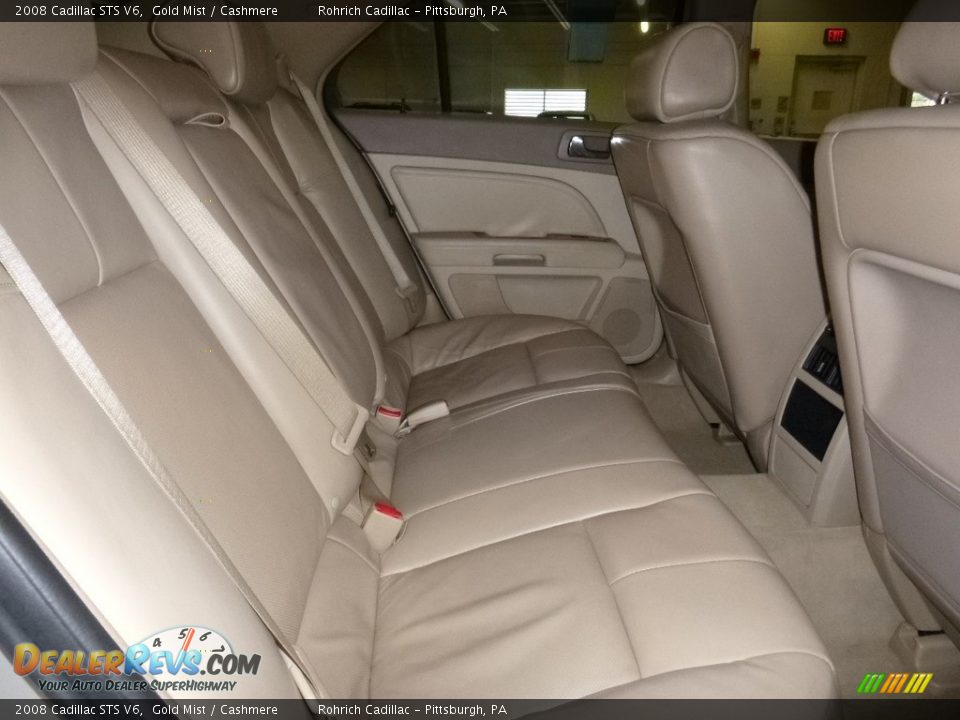 2008 Cadillac STS V6 Gold Mist / Cashmere Photo #13