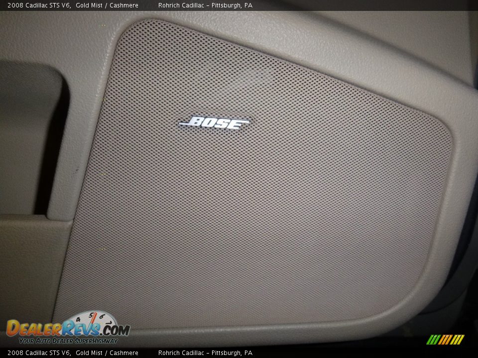 2008 Cadillac STS V6 Gold Mist / Cashmere Photo #18