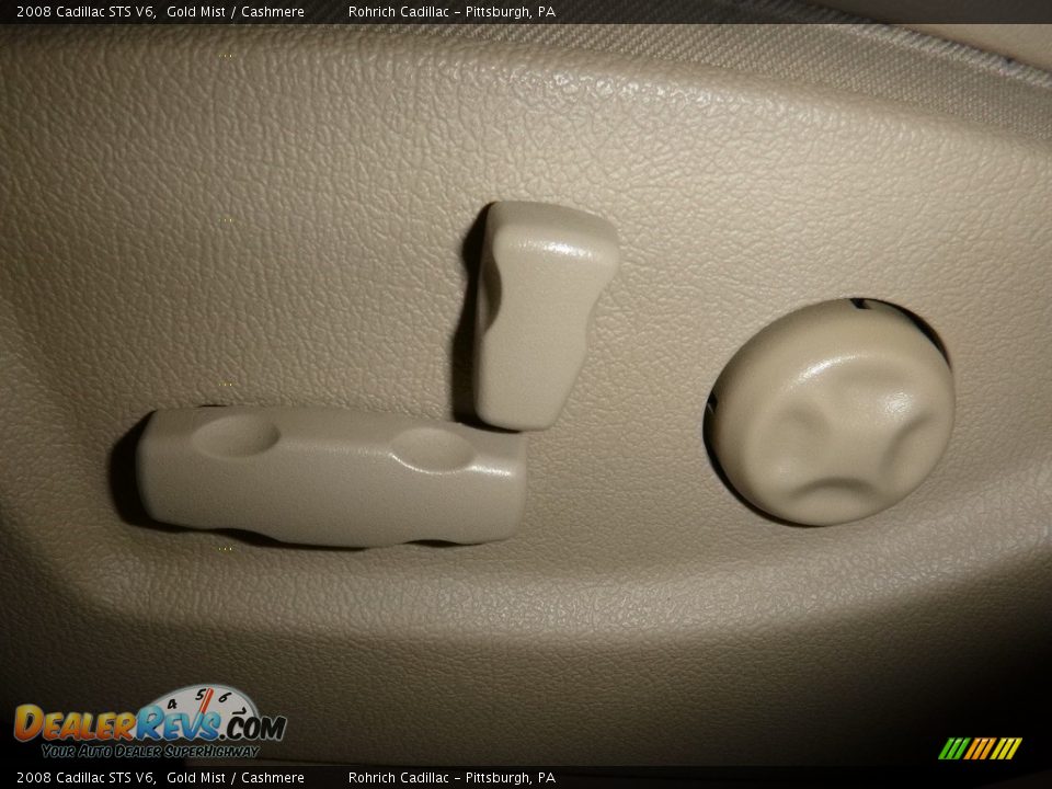 2008 Cadillac STS V6 Gold Mist / Cashmere Photo #19