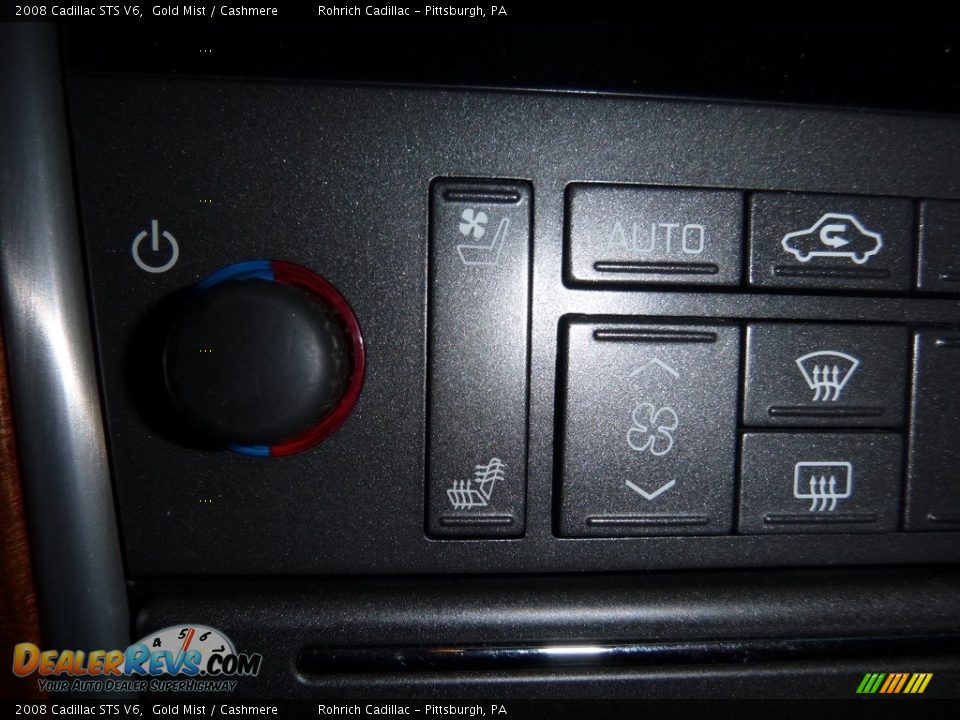 2008 Cadillac STS V6 Gold Mist / Cashmere Photo #22