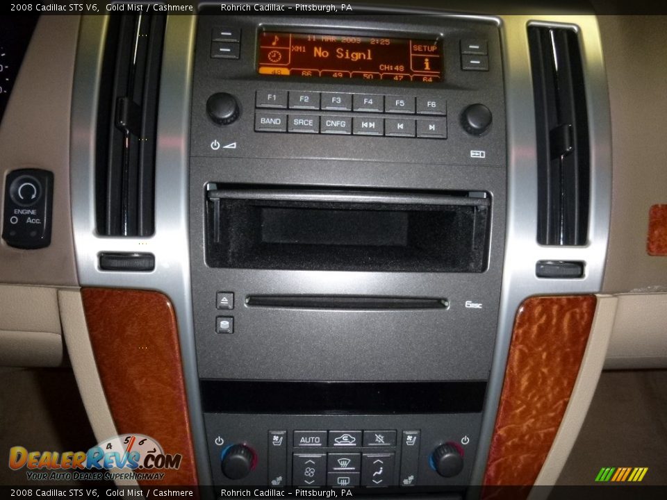 2008 Cadillac STS V6 Gold Mist / Cashmere Photo #24