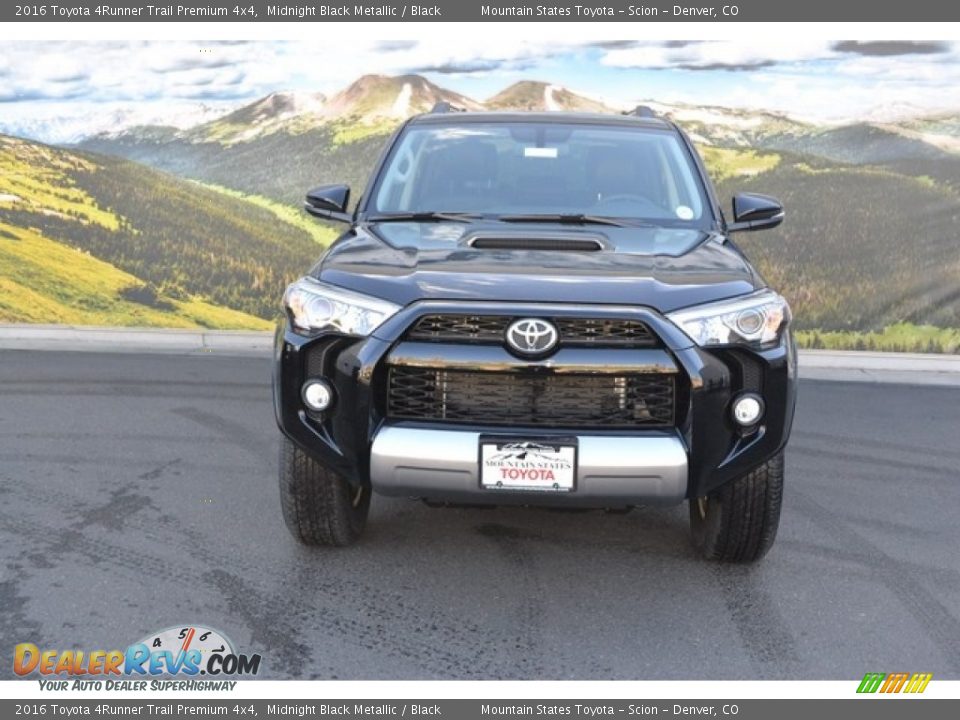 2016 Toyota 4Runner Trail Premium 4x4 Midnight Black Metallic / Black Photo #2