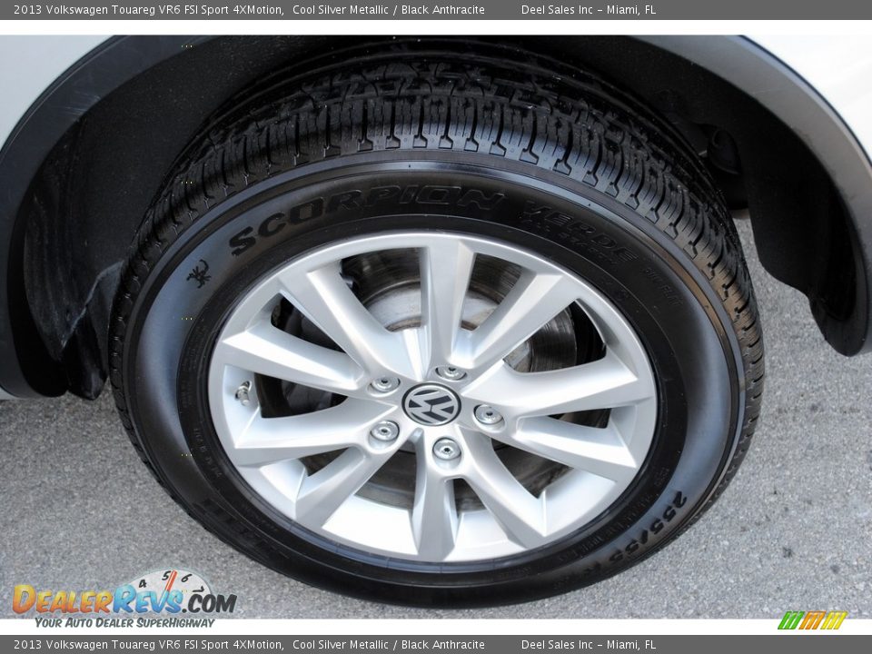 2013 Volkswagen Touareg VR6 FSI Sport 4XMotion Cool Silver Metallic / Black Anthracite Photo #10