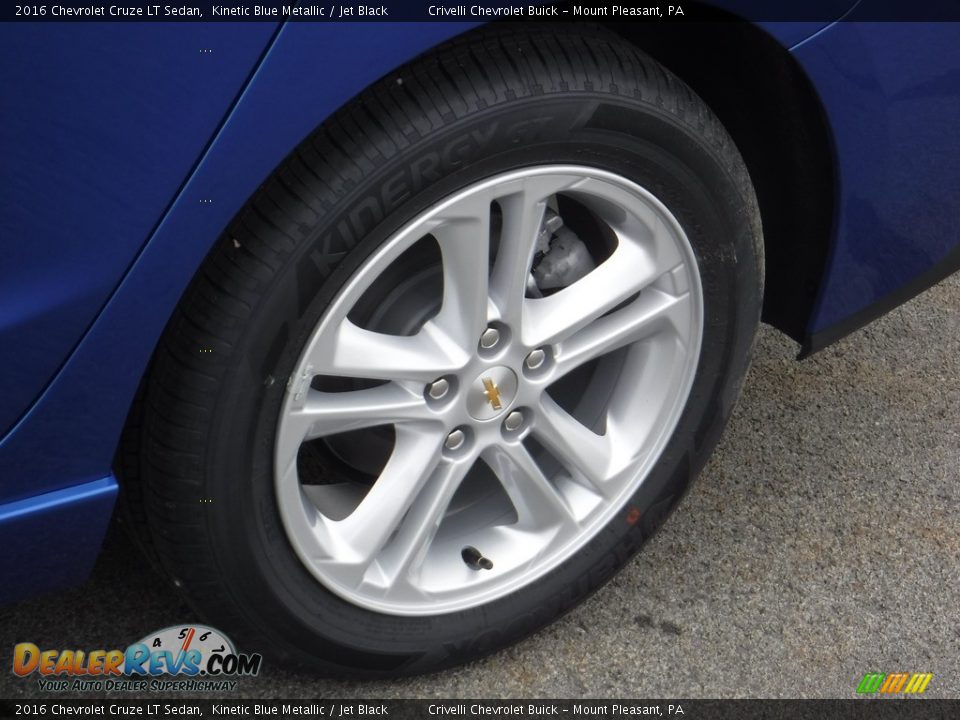 2016 Chevrolet Cruze LT Sedan Kinetic Blue Metallic / Jet Black Photo #3