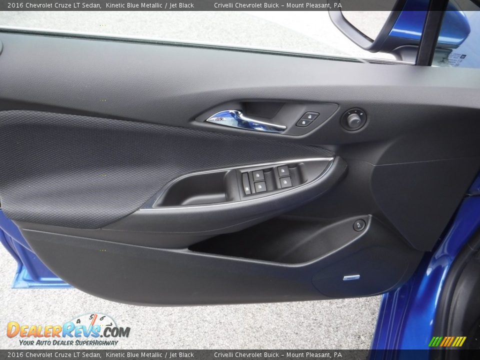 2016 Chevrolet Cruze LT Sedan Kinetic Blue Metallic / Jet Black Photo #12