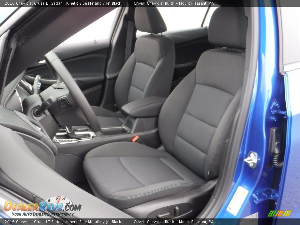 2016 Chevrolet Cruze LT Sedan Kinetic Blue Metallic / Jet Black Photo #14