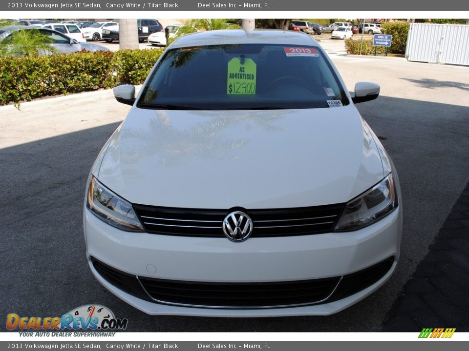 2013 Volkswagen Jetta SE Sedan Candy White / Titan Black Photo #3