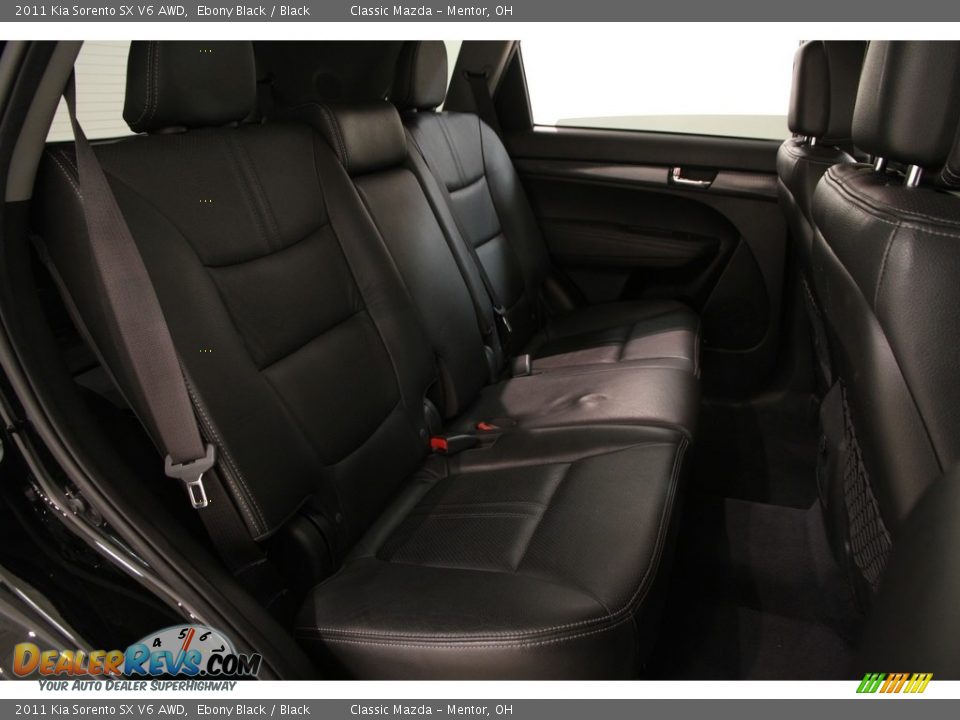 2011 Kia Sorento SX V6 AWD Ebony Black / Black Photo #15