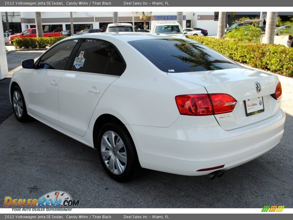 2013 Volkswagen Jetta SE Sedan Candy White / Titan Black Photo #6