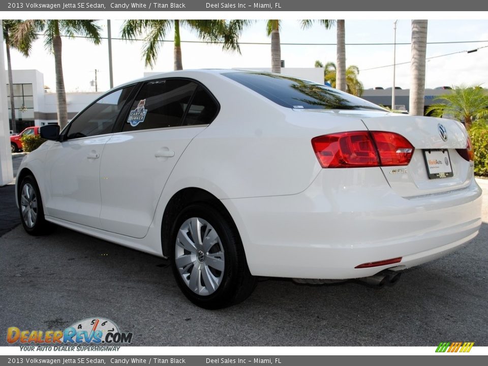 2013 Volkswagen Jetta SE Sedan Candy White / Titan Black Photo #7