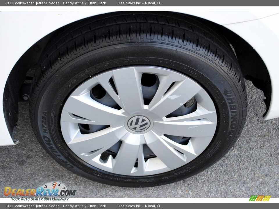 2013 Volkswagen Jetta SE Sedan Candy White / Titan Black Photo #11