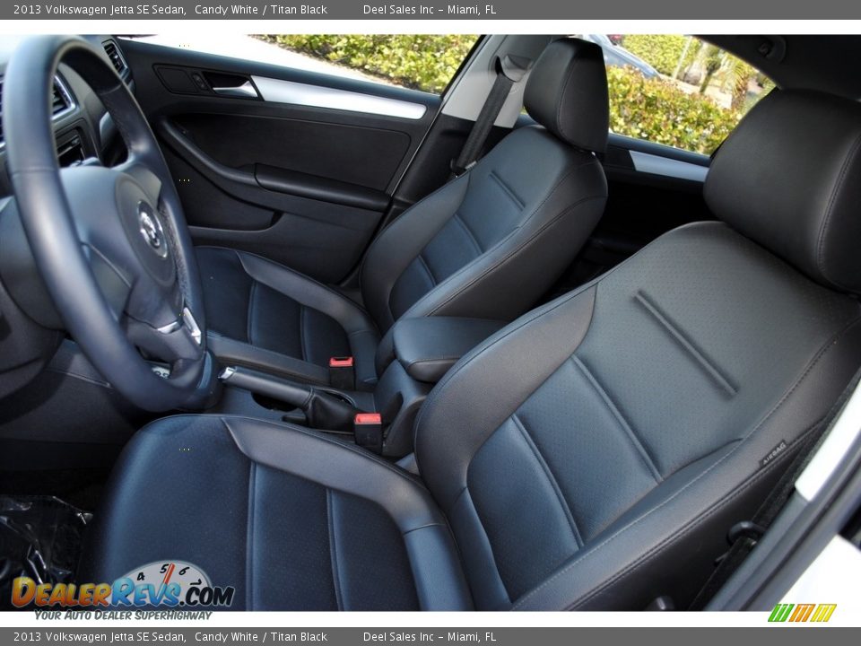 2013 Volkswagen Jetta SE Sedan Candy White / Titan Black Photo #14