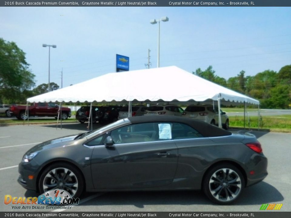 2016 Buick Cascada Premium Convertible Graystone Metallic / Light Neutral/Jet Black Photo #2