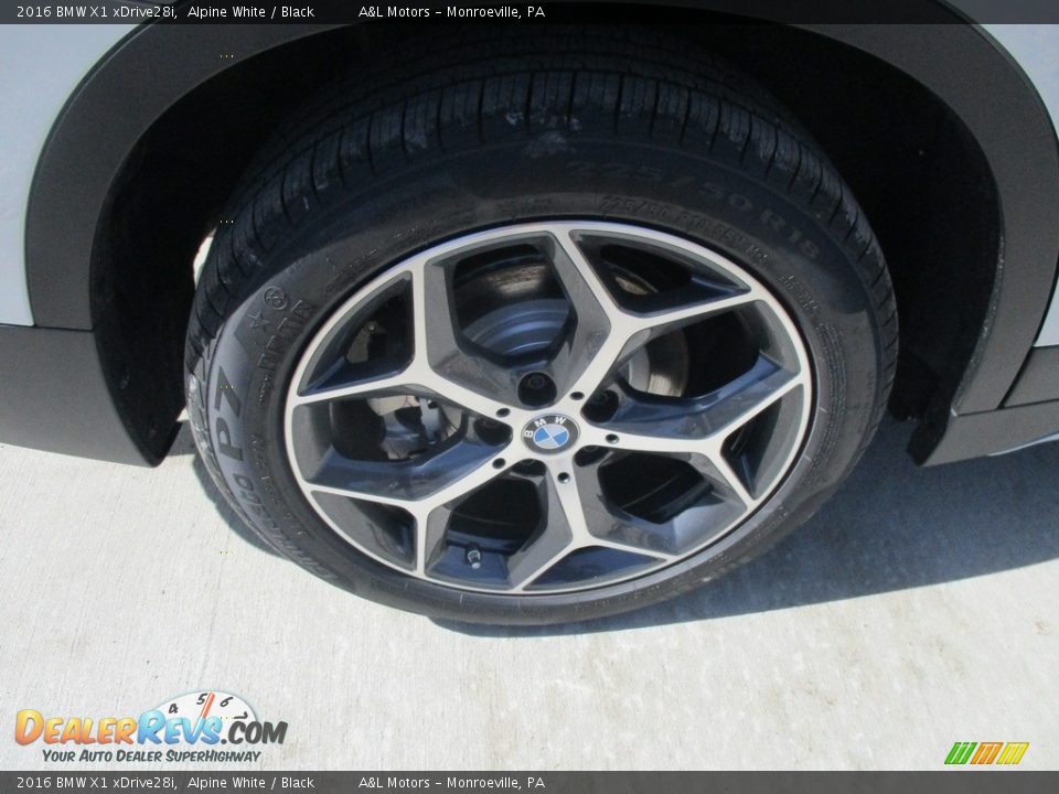 2016 BMW X1 xDrive28i Alpine White / Black Photo #3