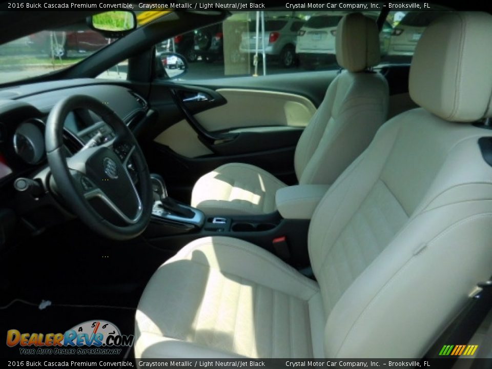 2016 Buick Cascada Premium Convertible Graystone Metallic / Light Neutral/Jet Black Photo #4