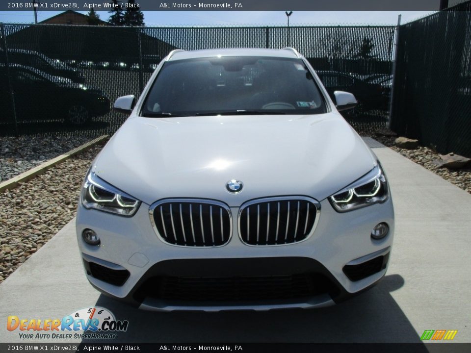 2016 BMW X1 xDrive28i Alpine White / Black Photo #6