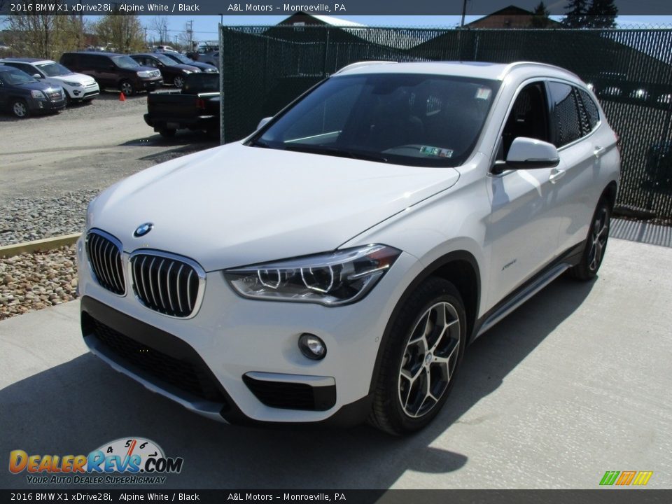 2016 BMW X1 xDrive28i Alpine White / Black Photo #7