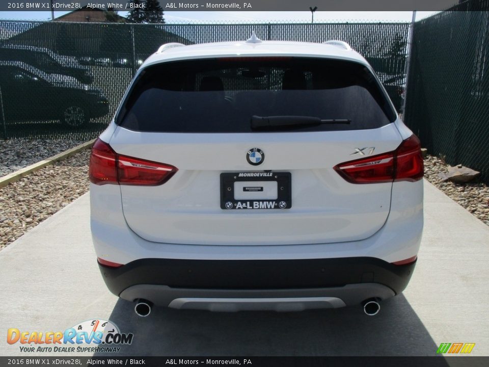 2016 BMW X1 xDrive28i Alpine White / Black Photo #9