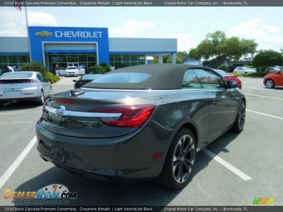 2016 Buick Cascada Premium Convertible Graystone Metallic / Light Neutral/Jet Black Photo #8