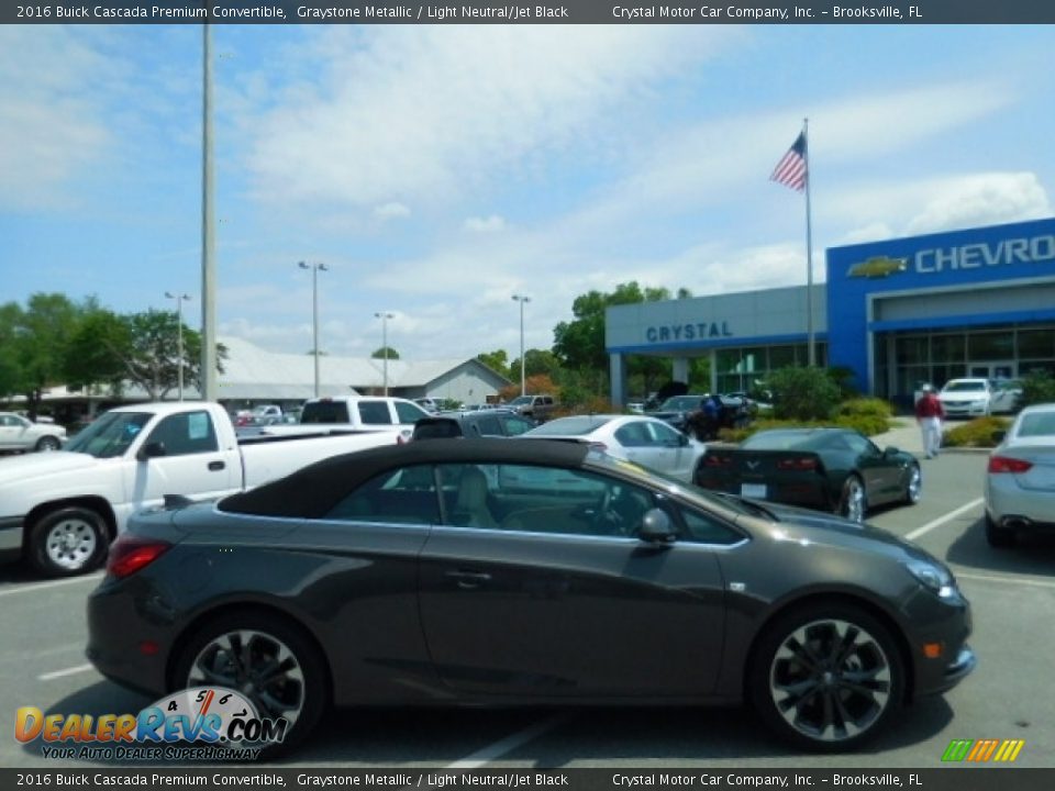 2016 Buick Cascada Premium Convertible Graystone Metallic / Light Neutral/Jet Black Photo #9