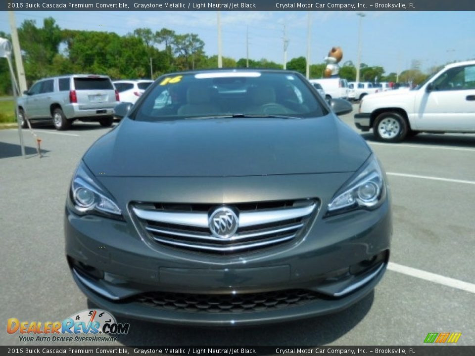 Graystone Metallic 2016 Buick Cascada Premium Convertible Photo #13