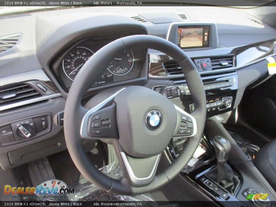2016 BMW X1 xDrive28i Alpine White / Black Photo #14