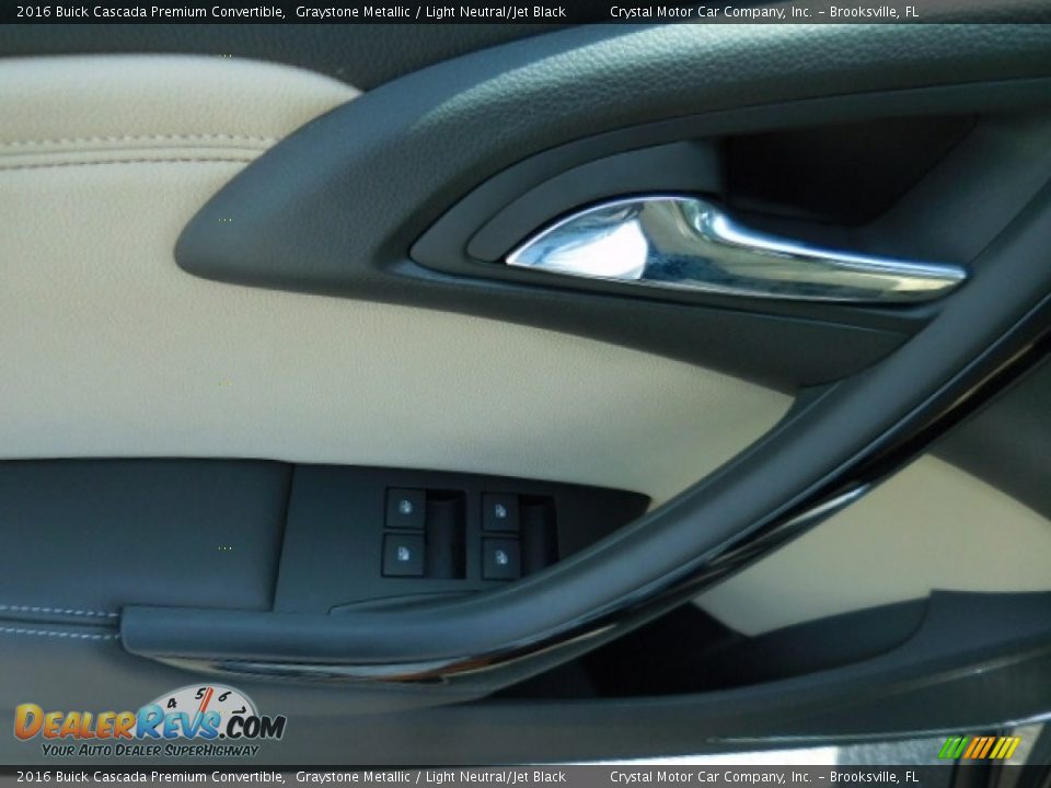 2016 Buick Cascada Premium Convertible Graystone Metallic / Light Neutral/Jet Black Photo #17