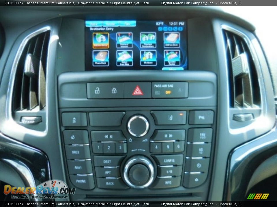 Controls of 2016 Buick Cascada Premium Convertible Photo #19