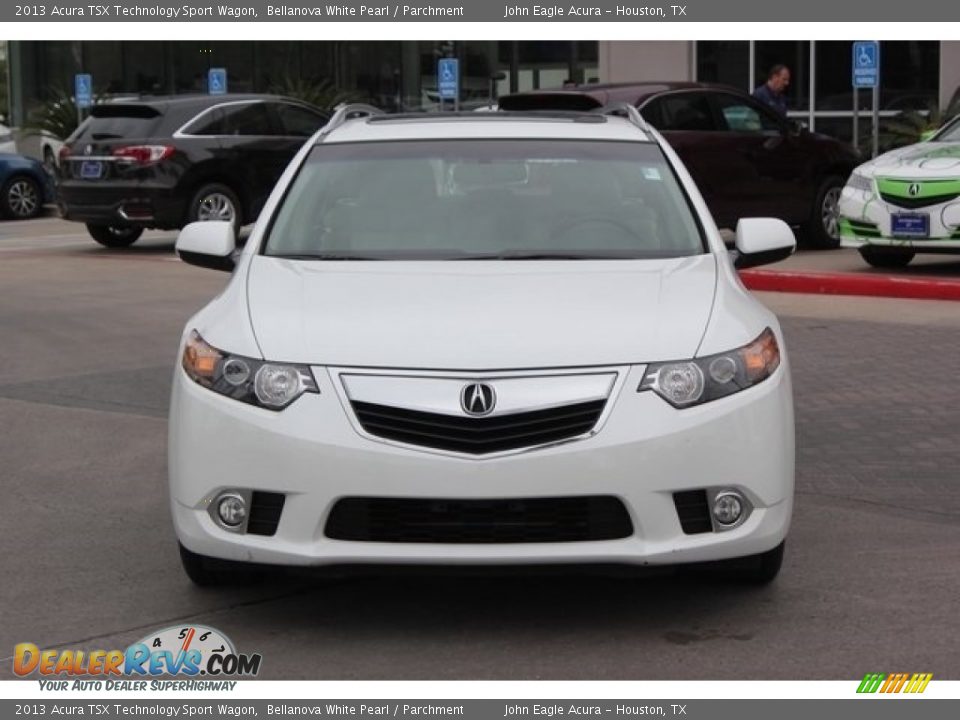 2013 Acura TSX Technology Sport Wagon Bellanova White Pearl / Parchment Photo #2