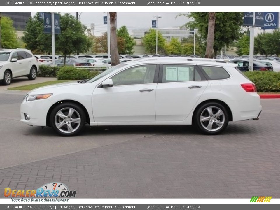 Bellanova White Pearl 2013 Acura TSX Technology Sport Wagon Photo #4