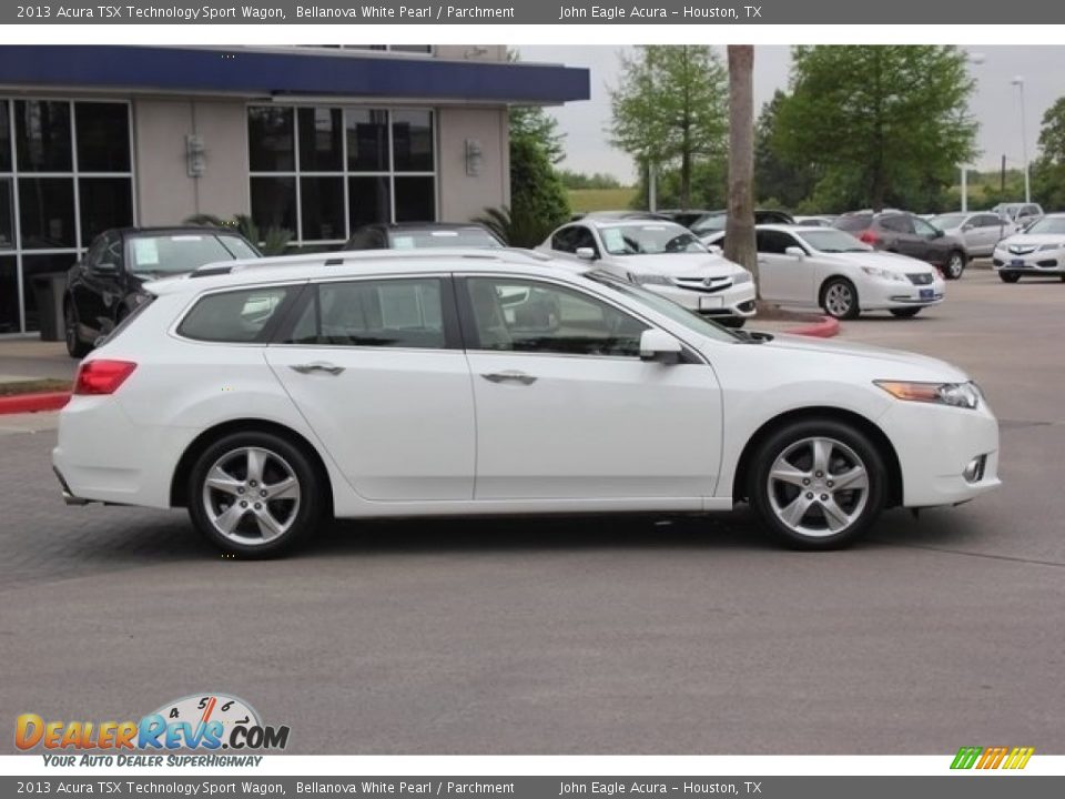 Bellanova White Pearl 2013 Acura TSX Technology Sport Wagon Photo #8