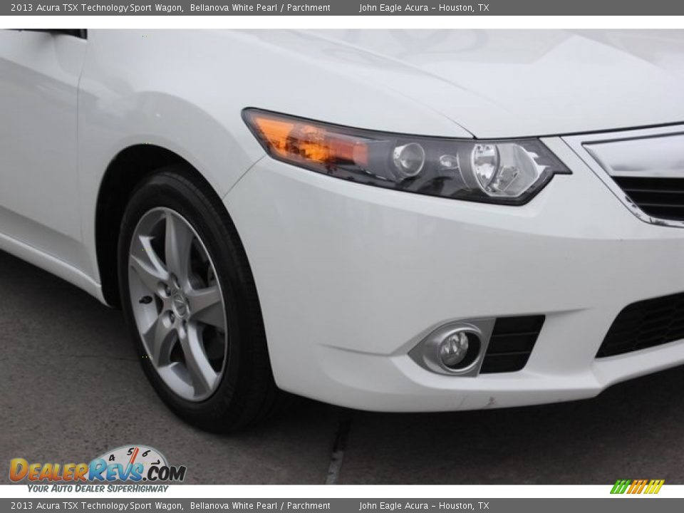 2013 Acura TSX Technology Sport Wagon Bellanova White Pearl / Parchment Photo #10