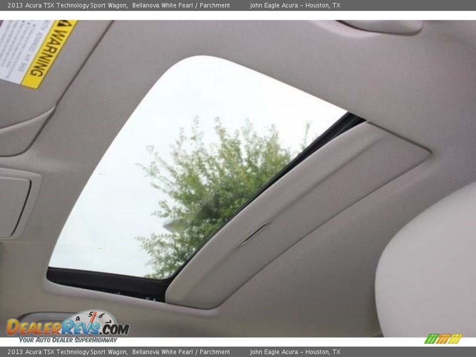 Sunroof of 2013 Acura TSX Technology Sport Wagon Photo #19