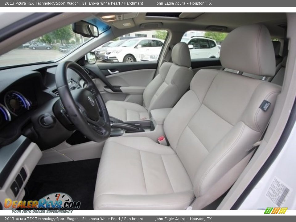 Front Seat of 2013 Acura TSX Technology Sport Wagon Photo #21