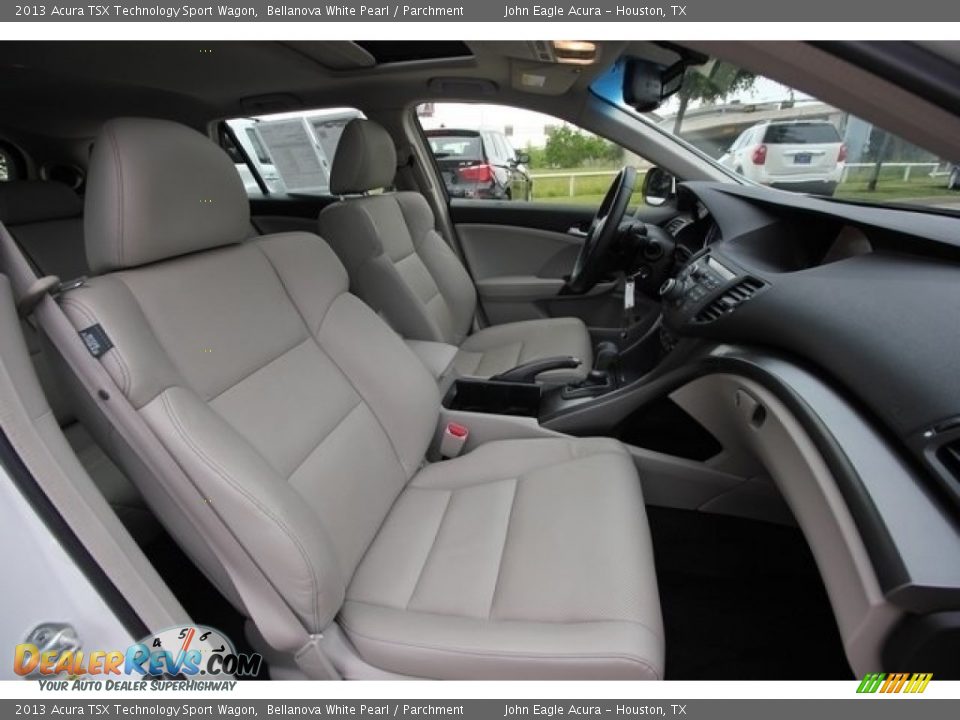 Front Seat of 2013 Acura TSX Technology Sport Wagon Photo #29