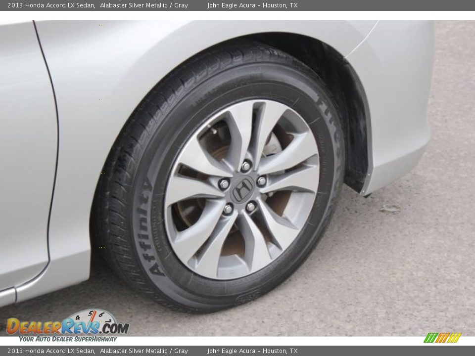 2013 Honda Accord LX Sedan Alabaster Silver Metallic / Gray Photo #11