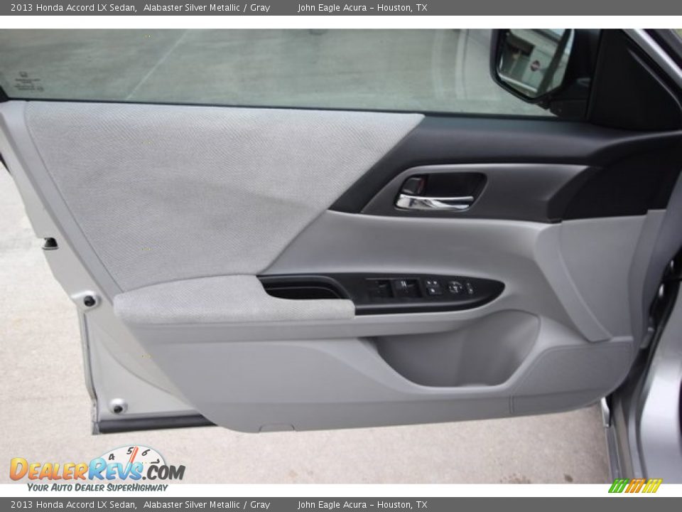 2013 Honda Accord LX Sedan Alabaster Silver Metallic / Gray Photo #17