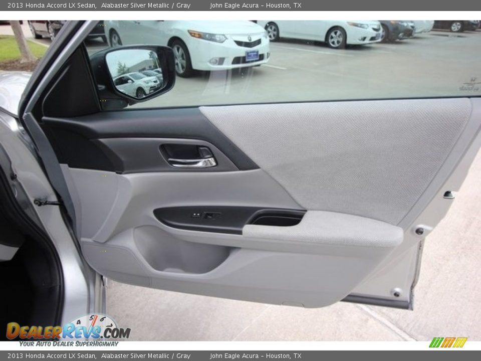 2013 Honda Accord LX Sedan Alabaster Silver Metallic / Gray Photo #24
