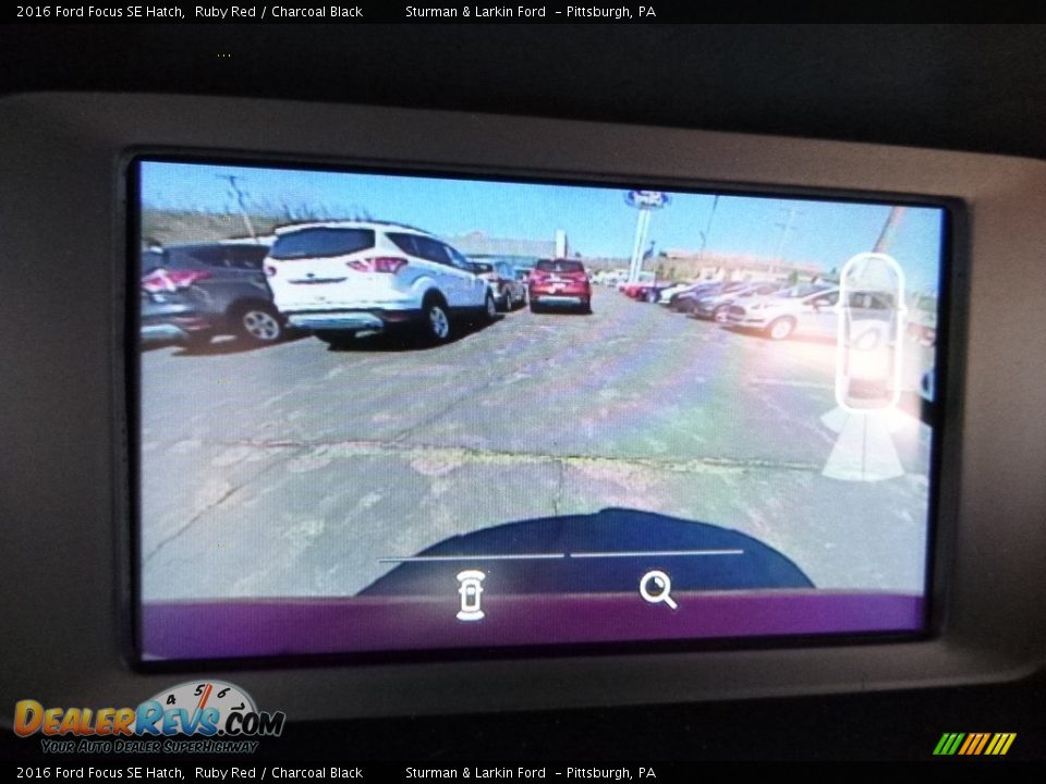 2016 Ford Focus SE Hatch Ruby Red / Charcoal Black Photo #14