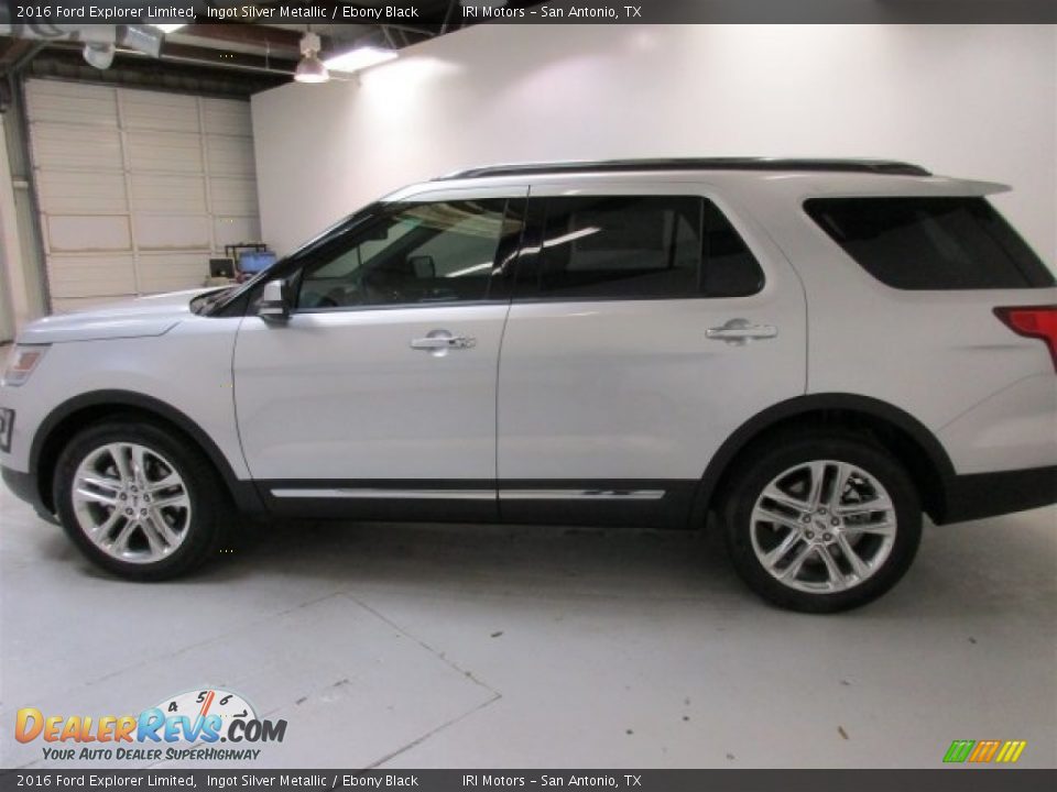 2016 Ford Explorer Limited Ingot Silver Metallic / Ebony Black Photo #6