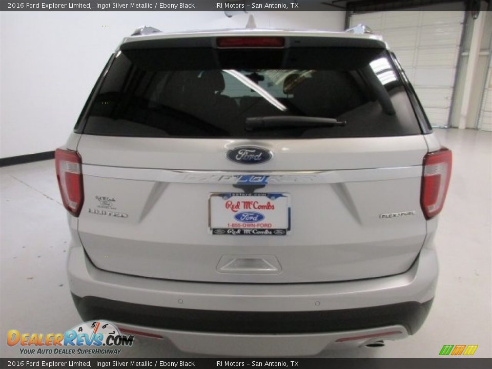 2016 Ford Explorer Limited Ingot Silver Metallic / Ebony Black Photo #9