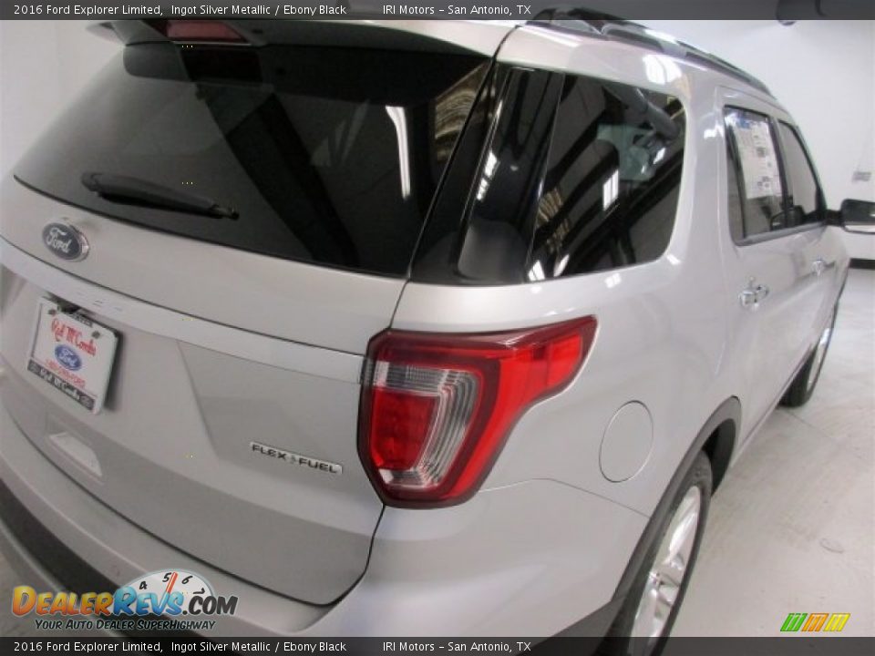 2016 Ford Explorer Limited Ingot Silver Metallic / Ebony Black Photo #10