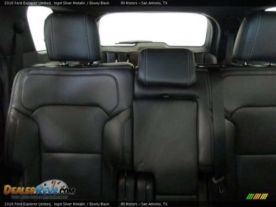 2016 Ford Explorer Limited Ingot Silver Metallic / Ebony Black Photo #18