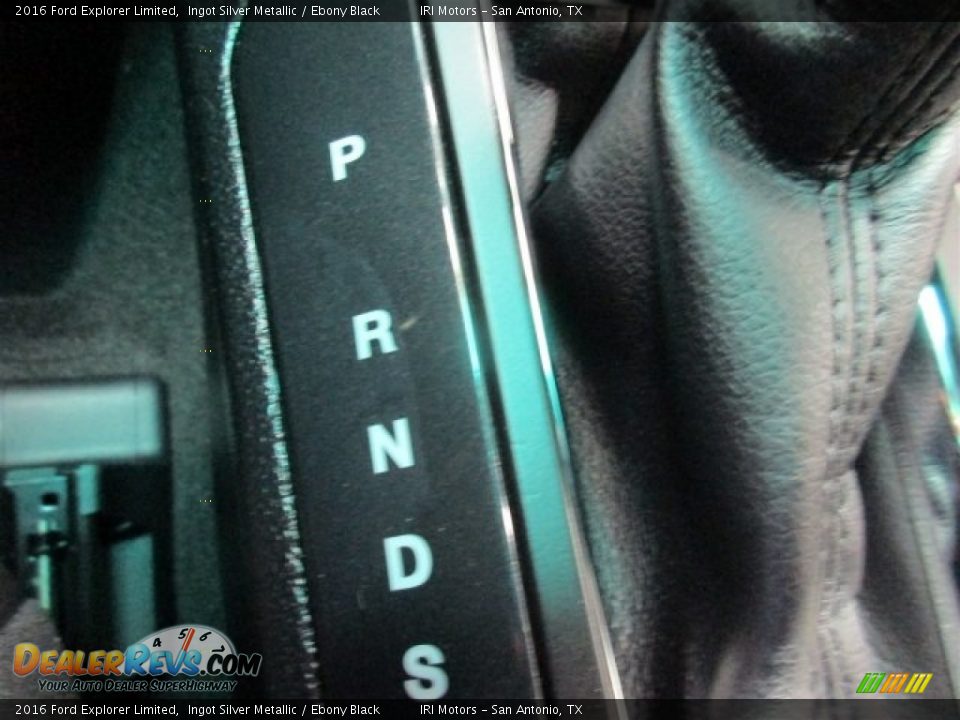 2016 Ford Explorer Limited Ingot Silver Metallic / Ebony Black Photo #23